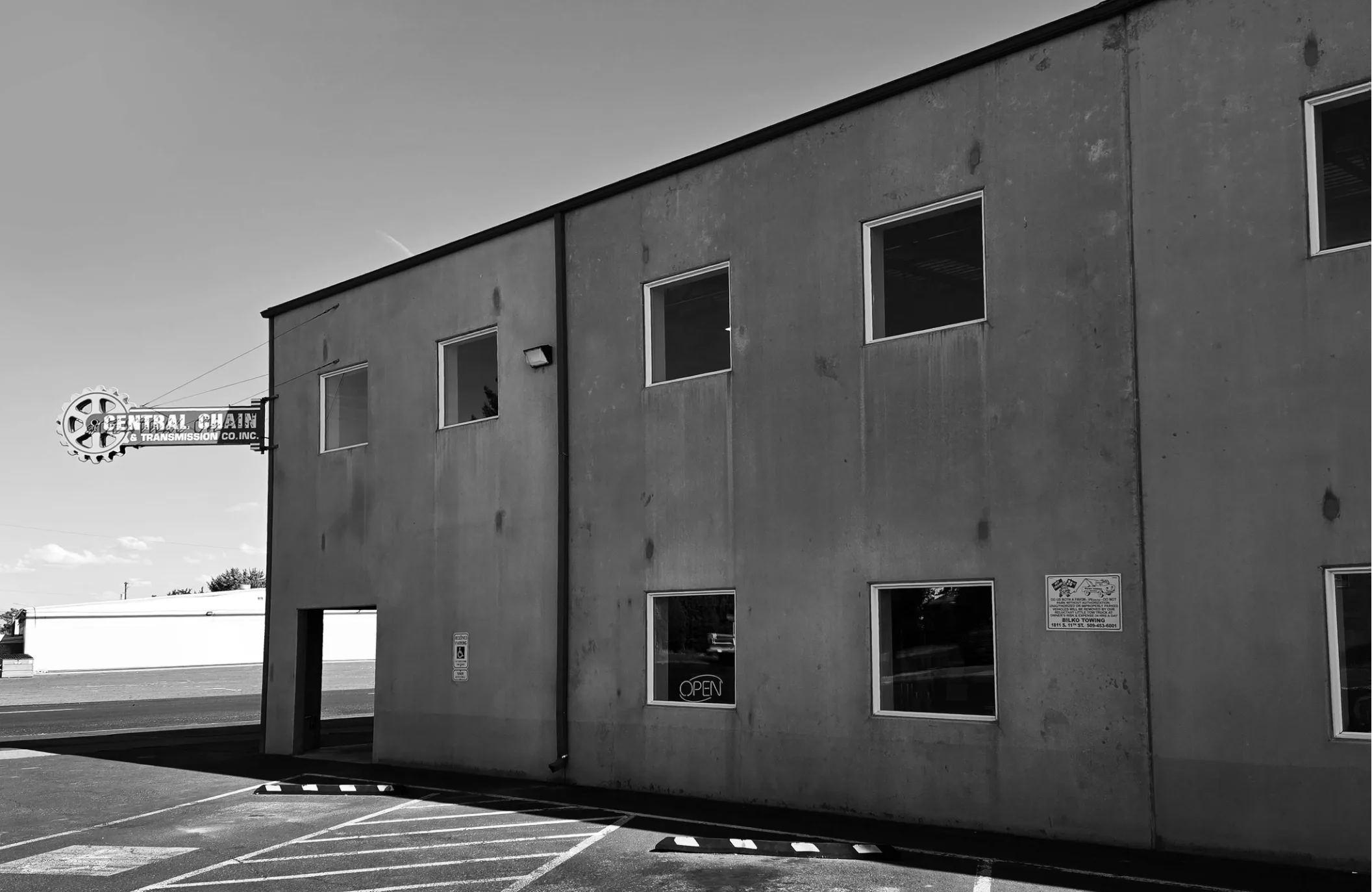 The current Central Chain & Transmission building at 702 South Second Street, Yakima